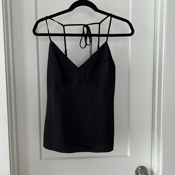Club Monaco tie back black camisole size xs - Picture 4 of 5